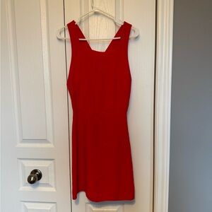Wilfred Vibrant Red Mini Dress